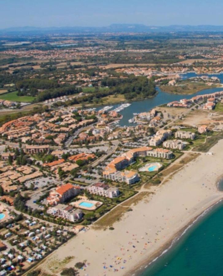 Rez De Jardin + Terrasse Piscine Et Acces Direct Plage Lejlighed Saint-Cyprien  Eksteriør billede
